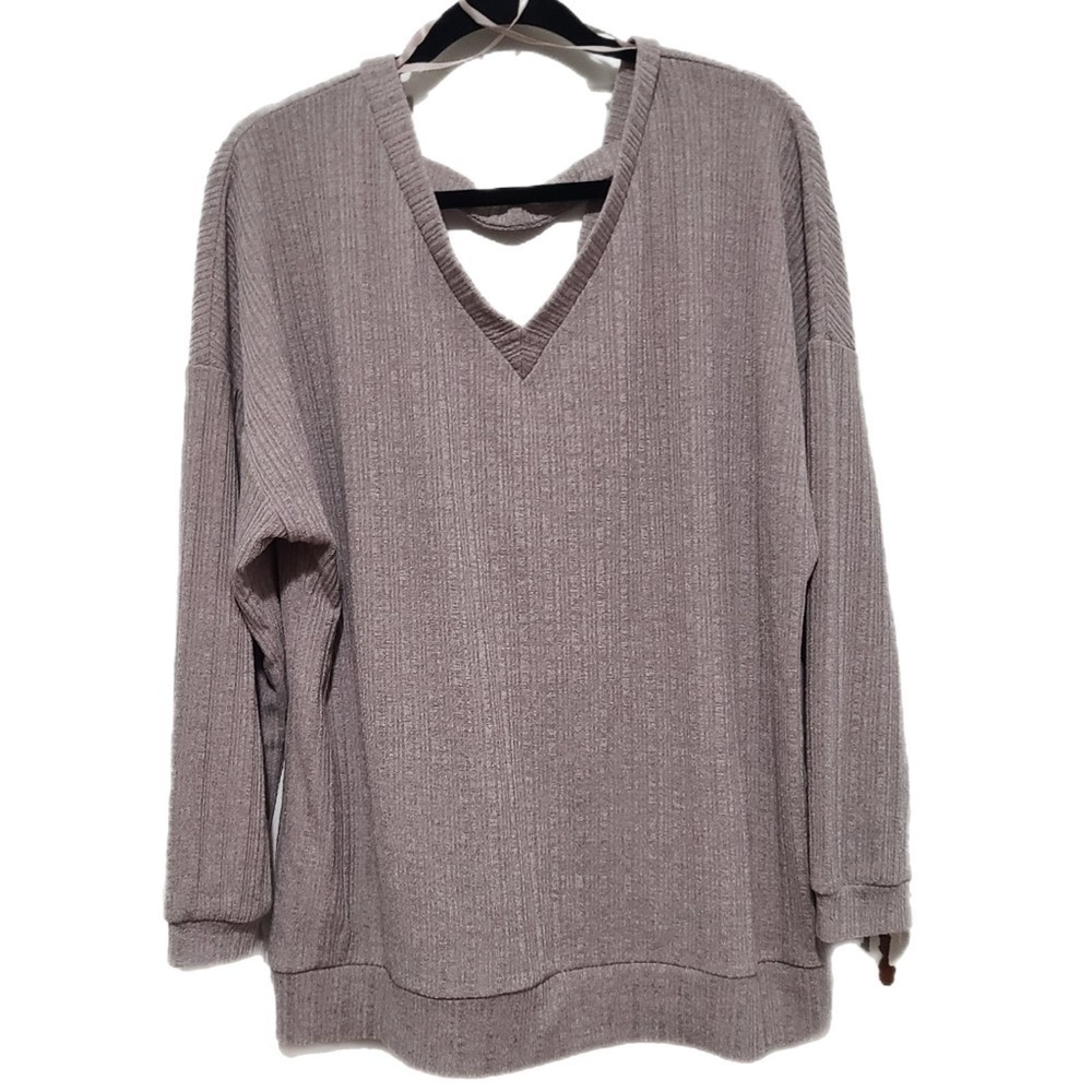 Doe & Rae Tunic Top Tan Women's Size‎ Medium